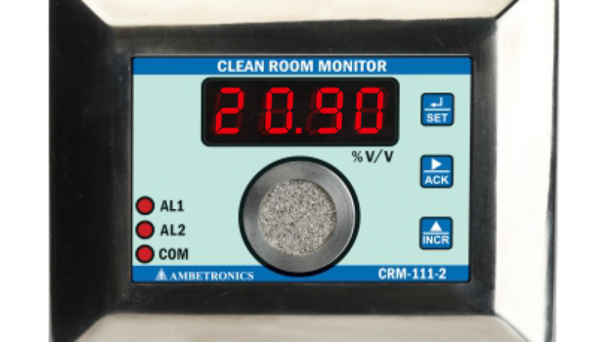 Ambetronics CRM-111-2 Clean Room Oxygen Monitor