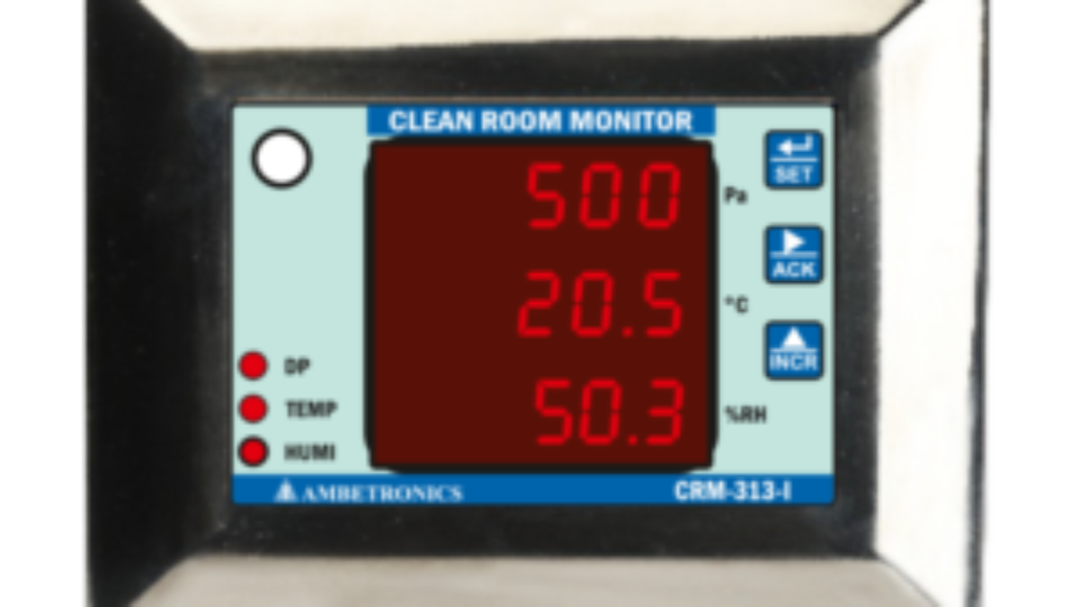 Digital Clean Room Temperature Humidity Monitor, Model Name/Number: Trh
