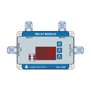 Relay Module - Ambetronics REL-1200, an advanced component for Smart Gas Detection Systems with isolated RS-485 communication.