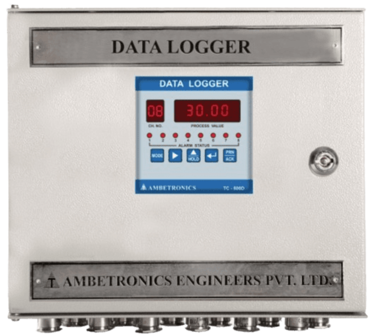 Multichannel Data Logger | ISO Certified | Ambetronics TC-800-MS