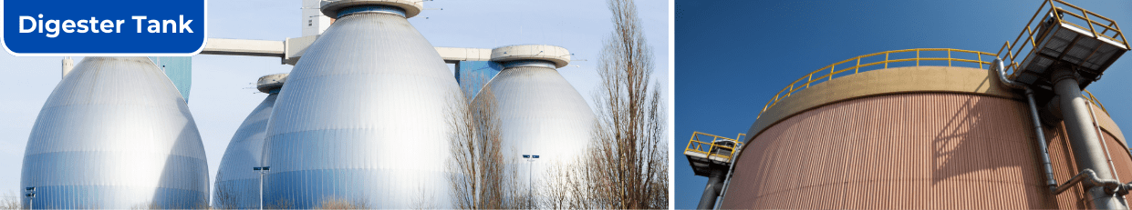 Digester Tank in Waste Water System