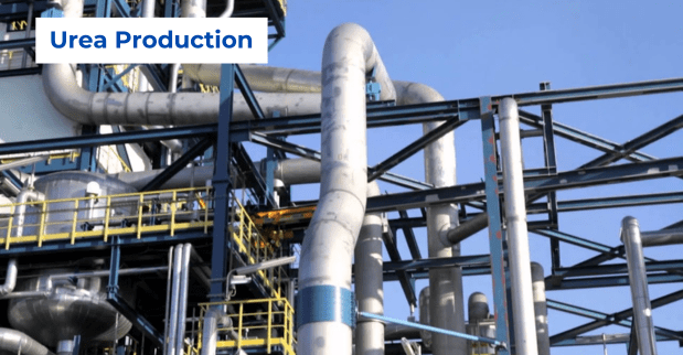 safety in urea production, gas detector installed in urea production